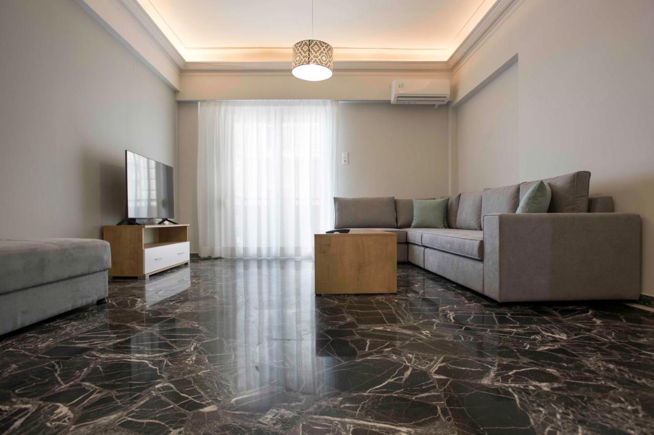 Central Spacious Apt Close To Port-Sites W/View 2 Heraclión Exterior foto