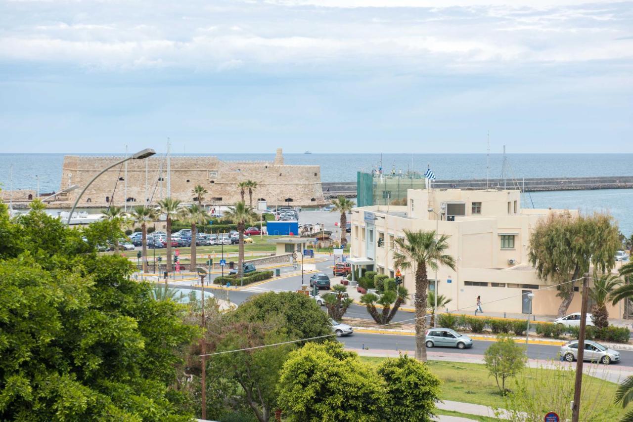 Central Spacious Apt Close To Port-Sites W/View 2 Heraclión Exterior foto