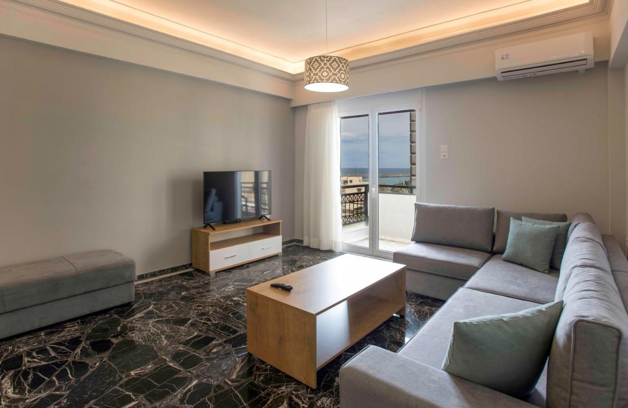 Central Spacious Apt Close To Port-Sites W/View 2 Heraclión Exterior foto